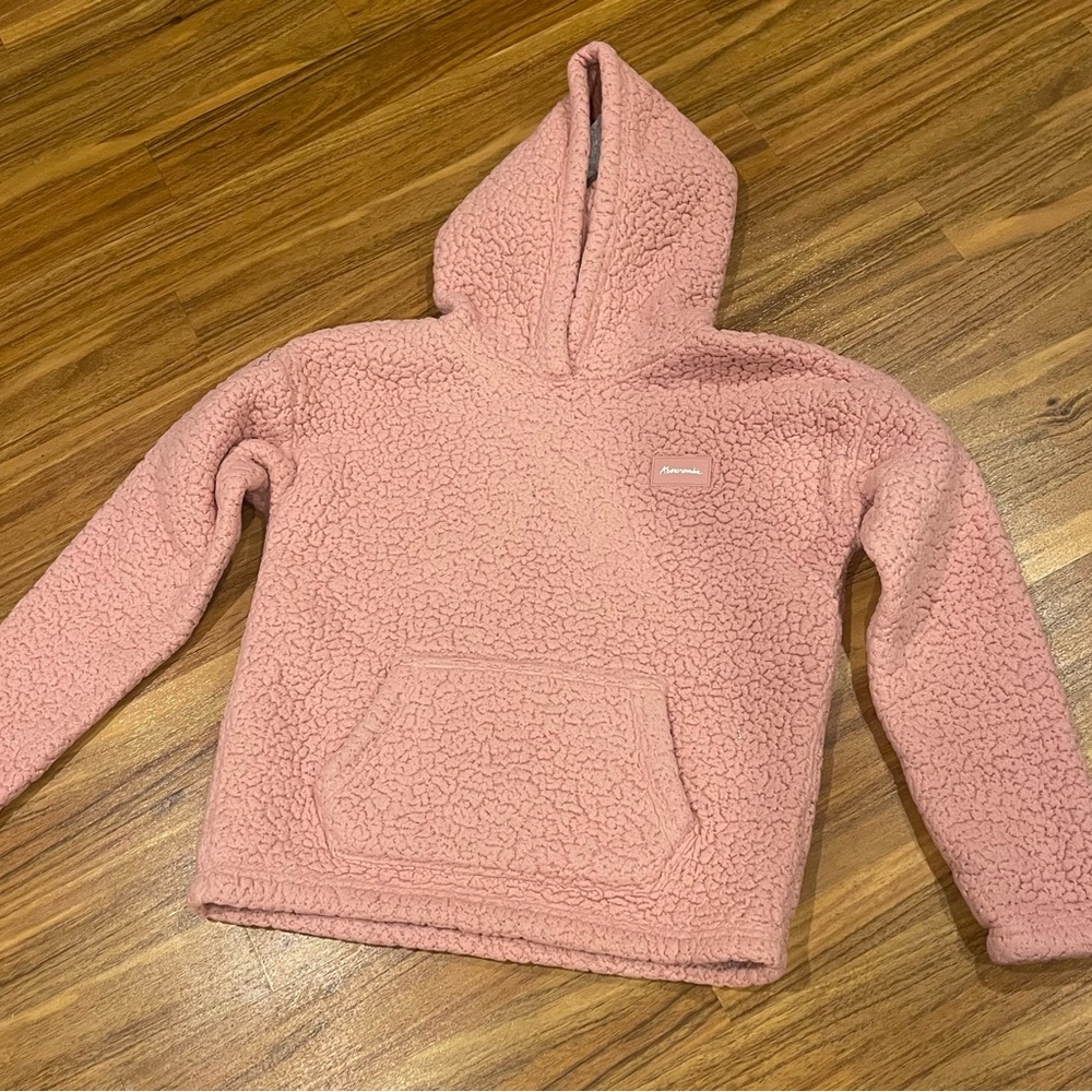 Abercrombie Kids Girls Sherpa Pullover Hoodie 15/16